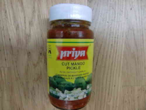 Priya Cut Mango Pickle 300 gms    (expiry 01/22)