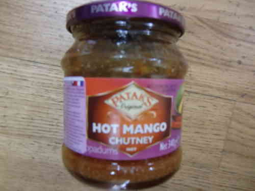 Pataks Hot Mango Chutney 340 gms