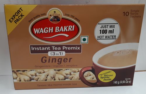 Wagh Bakri Instant Tea premix 10 Sachets (ginger)
