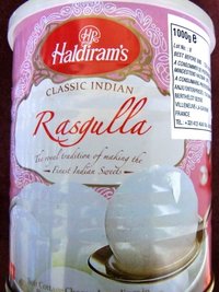 Haldiram Rasgulla 1 KG 25% Extra