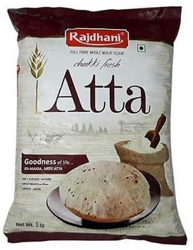Rajdhani Chakki Atta 10kg - Export Pack - ( Whole Wheat )  Exp. 29th July 22 !!